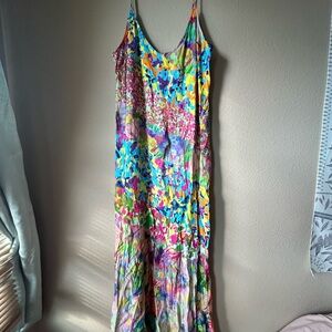 Plenty by Tracy Reese Multicolor Abstract Maxi Dress